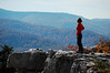 Lion's Head Loop Dolly Sods, WV (10/2009) : Each year we head to the Dolly Sods plateau near the peak for fall foilage and each time we are blown away by the colors. This year rusty hues dominated. Last year it was the reds. Our loop involved a straightforward bushwhack off the Cabin Mountain grade to Big Stonecoal Trail and down to Lion's Head Rocks at Rocky Point. We finished the loop on Red Creek Trail and up Breathed Mountain, passing bogs and wide open subalpine spaces all long the way.