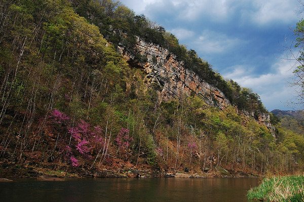 Clare & Mark > First cliffs of Hopeville Canyon. North Fork of the South Branch Potomac.
