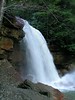 North Fork of the Blackwater, WV 2004-2005 : The North Fork of the Blackwater flows through Thomas, WVA in Tucker County and drops into a steep, inaccessible gorge before confluencing with the Blackwater River. This stunning creek contains numerous waterfalls that are seen by only a small number of expert boaters each year. The orange stains on the rocks is acid mine drainage from numerous shaft coal mines that once operated near Thomas. Work has been done to mitigate the pollution, but more needs to be done. The first waterfall - 40 foot Douglas Falls - is easily viewed at the head of the gorge. Seeing most of the remaining falls requires kayaking or difficult bushwhacking through thick rhodedendron hells or wading through the creek itself. Mark scrambled down the creek in August, 2005 to photograph the many waterfalls when the level was low. The known names of these falls - such as Gluteal Mash or Cow Pissing on a Flat Rock - reflect the intensity the creek provides for those that run it.