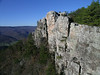 North Fork Mountain, WV 11/2005 : North Fork Mountain is a long spine of sandstone that rises up in the eastern rain shadow of Spruce Knob, West Virginia's highest peak, and the Allegheny Front. The famous Seneca Rocks is part of this mountain range. A trail follows the ridge, offering one jaw dropping vista after another. This gallery is from a hike starting at the north end and up to some large cliff and rock formations known as the Chimney Tops.